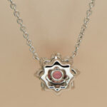 Harry Winston Platinum Diamond, Pink Sapphire pendant - Image 8