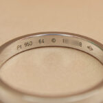 Cartier Wedding Ring Platinum, 64 - Image 9