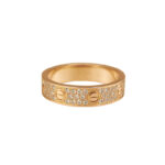 Cartier Love ring 18k rose gold, medium, diamond 51