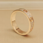 Cartier Love ring 18k rose gold, medium, diamond 51 - Image 3