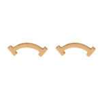 Tiffany & Co. Tiffany T Smile Mini Earrings 18k rose gold