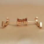 Tiffany & Co. Tiffany T Smile Mini Earrings 18k rose gold - Image 7