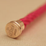 Fred Force 10 bracelet child, 18k rose gold, med pink rope 10 - Image 6