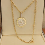 Bvlgari Bvlgari necklace 18k yellow gold, diamond - Image 4