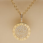 Bvlgari Bvlgari necklace 18k yellow gold, diamond - Image 2