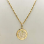 Bvlgari Bvlgari necklace 18k yellow gold, diamond - Image 6