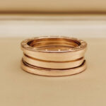 Bvlgari B.zero1 ring three-band 18k rose gold, 61 - Image 2