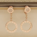 Bvlgari Bvlgari earrings 18k rose gold, diamond - Image 2