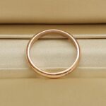 Cartier 1895 ring 18k rose gold, 1 diamond, 51 - Image 3