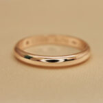 Cartier 1895 ring 18k rose gold, 1 diamond, 51 - Image 8