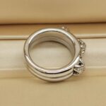 Vintage Chaumet Liens ring 18k white gold, diamond, 47 - Image 4
