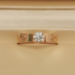 Cartier Love ring 18k Rose Gold solitaire diamond, 52 - Image 3