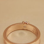 Cartier Love ring 18k Rose Gold solitaire diamond, 52 - Image 10