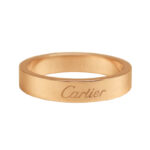 Cartier Signature ring 18k rose gold wide, 55