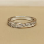 Harry Winston HW Tryst ring platinum diamond, 50 - Image 2