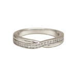 Harry Winston HW Tryst ring platinum diamond, 50