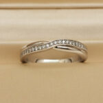 Harry Winston HW Tryst ring platinum diamond, 50 - Image 3