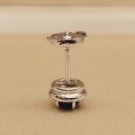 Tiffany Soleste earring platinum diamond sapphire (single) - Image 6