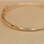 Tiffany T Narrow Wire Bracelet 18k rose gold, 18 - Image 9