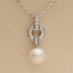 Cartier Himalia necklace 18k white gold, pearl, diamond - Image 3