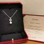 Cartier Himalia necklace 18k white gold, pearl, diamond - Image 5