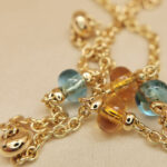 Bvlgari Astrale necklace 18k yellow gold, colour gems,diamond - Image 6