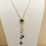 Piaget Possession pendant 18k rose gold diamond malachite - Image 7