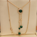 Piaget Possession pendant 18k rose gold diamond malachite - Image 4