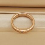 Tiffany & Co. Signature ring 18k rose gold, 3 diamonds, 6 - Image 4