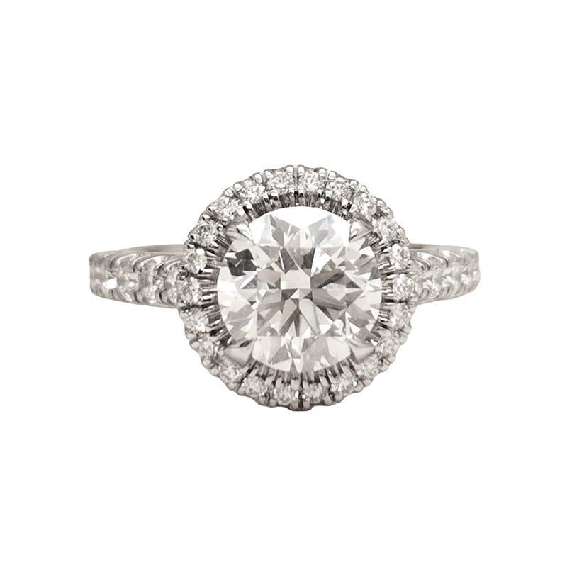 105451 Cartier Destinée engagement ring platinum diamond 1.34 ct, 49 - Image 1