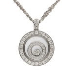 Chopard Spirit Happy necklace 18k white gold diamond