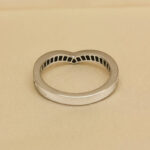 Chaumet Josephine Aigrette ring platinum diamond v-shaped, 47 - Image 5
