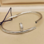 Cartier Juste un Clou 18k white gold, diamond, wide, 15 - Image 5
