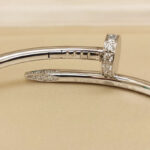 Cartier Juste un Clou 18k white gold, diamond, wide, 15 - Image 6