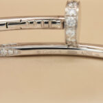 Cartier Juste un Clou 18k white gold, diamond, wide, 15 - Image 7