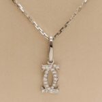 Cartier 2C necklace 18k white gold diamond - Image 3