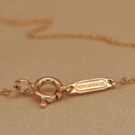 Tiffany & Co. key necklace 18k yellow gold horizontal key - Image 7