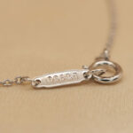 Tiffany & Co. Key pendant platinum medium, diamond - Image 10