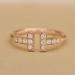 Tiffany & Co. T ring 18k rose gold, diamond, 10 - Image 5