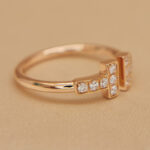 Tiffany & Co. T ring 18k rose gold, diamond, 10 - Image 7