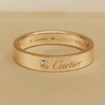 Cartier C de Cartier Wedding Ring 18k rose gold, diamond, 59 - Image 2