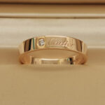 Cartier C de Cartier Wedding Ring 18k rose gold, diamond, 59 - Image 3