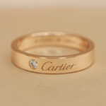 Cartier C de Cartier Wedding Ring 18k rose gold, diamond, 59 - Image 8