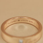 Cartier C de Cartier Wedding Ring 18k rose gold, diamond, 59 - Image 9