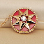 Dior Rose des Vents earring rose gold ceramic diamond(single) - Image 6