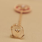 Dior Rose des Vents earring rose gold ceramic diamond(single) - Image 7