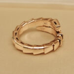 Bvlgari Serpenti ring 18k rose gold, diamond, M - Image 4