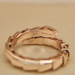 Bvlgari Serpenti ring 18k rose gold, diamond, M - Image 7