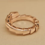 Bvlgari Serpenti ring 18k rose gold, diamond, M - Image 8