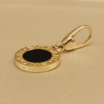 Bvlgari Bvlgari 18k yellow gold pendant black agate(no chain) - Image 5
